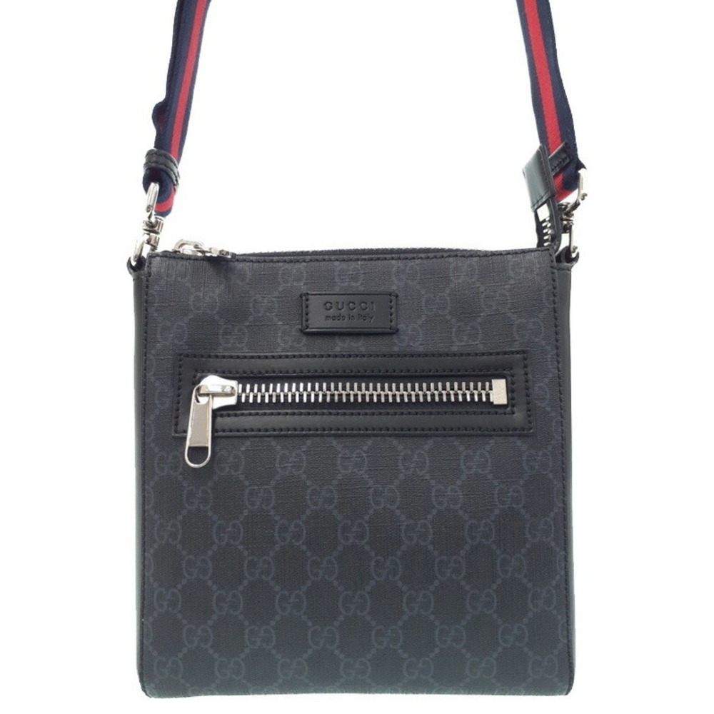 Gucci GG Bag Crossbody Supreme Black Messenger Shoulder - Picture 2 of 9